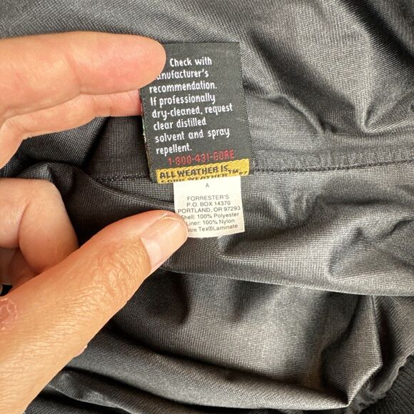 Forrester's Outerwear Pullover‎ Windbreaker Men's Small Black Red Plaid (0782) - Picture 5 of 11